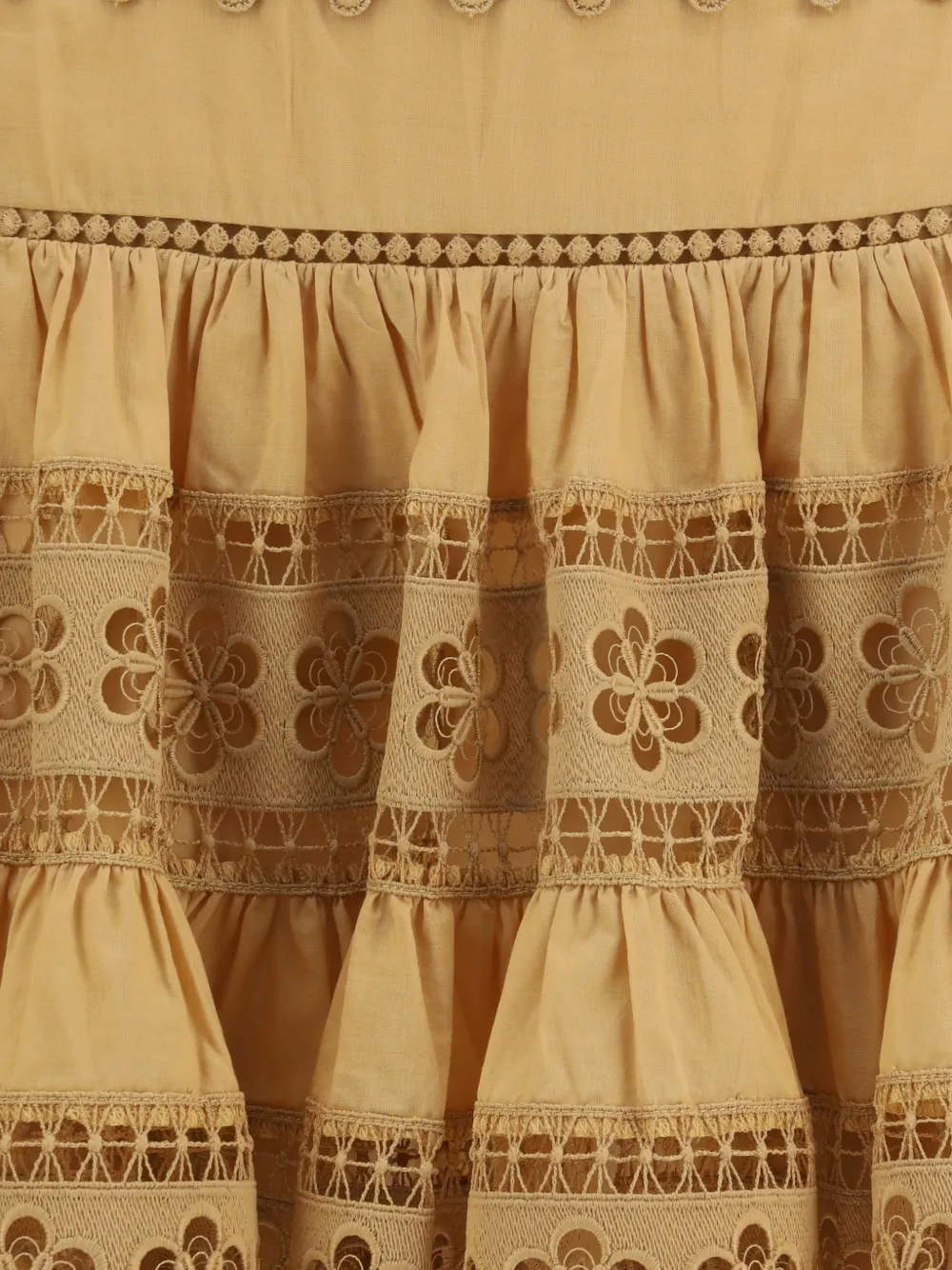 Charo Ruiz Ibiza Lea broderie anglaise rok Beige