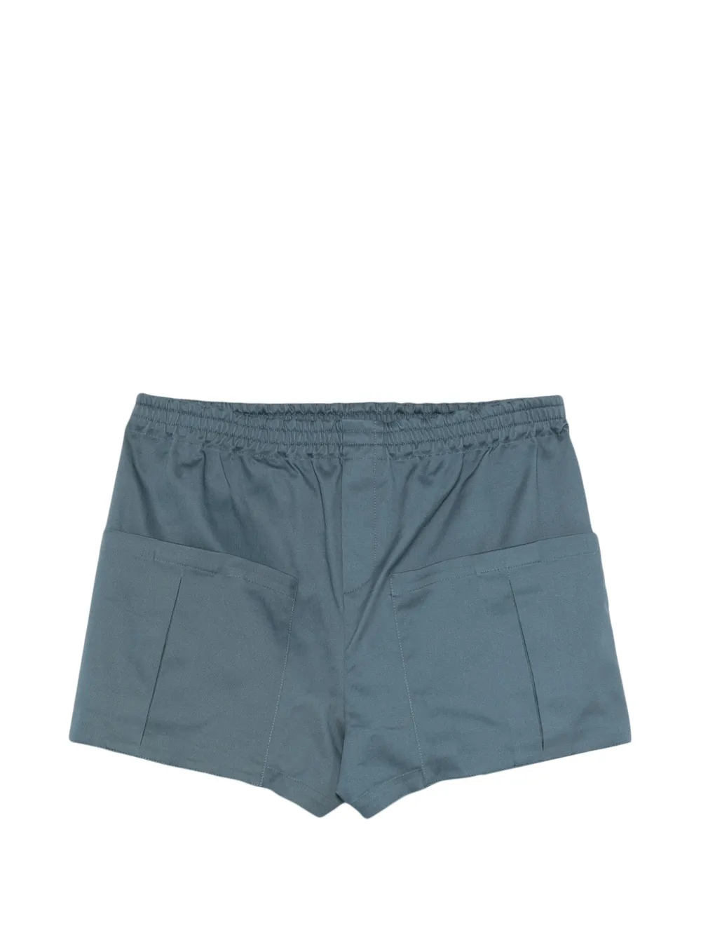 the M.. elasticated-waistband patch-pocket shorts - Blue