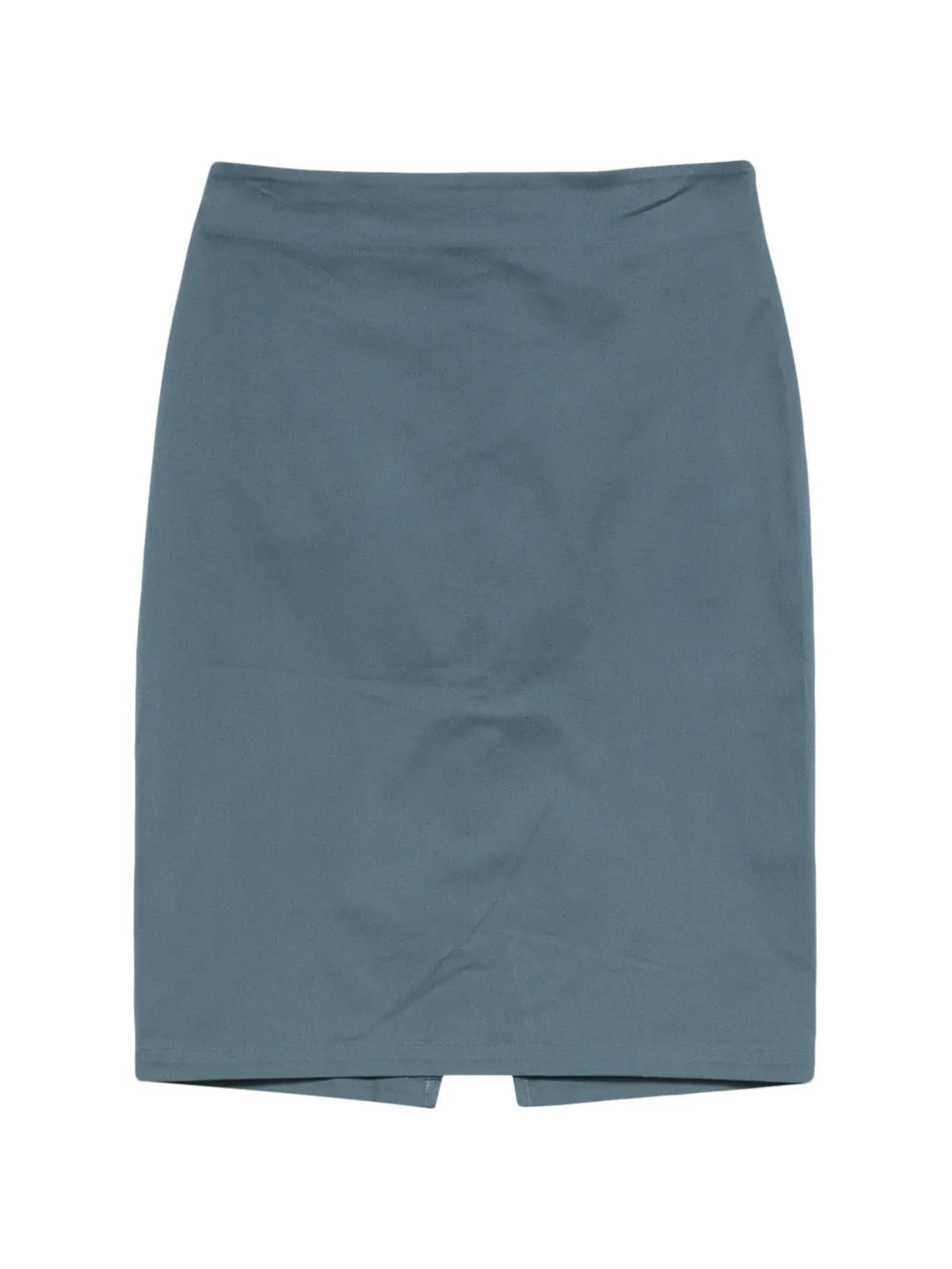 the M.. rear-slit midi skirt - Blau