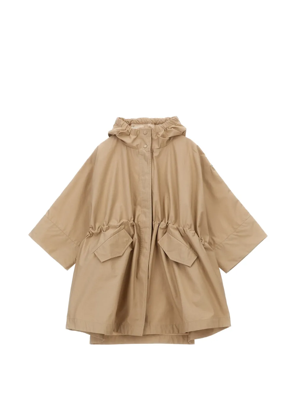 Moncler Enfant Flared jack met capuchon Beige