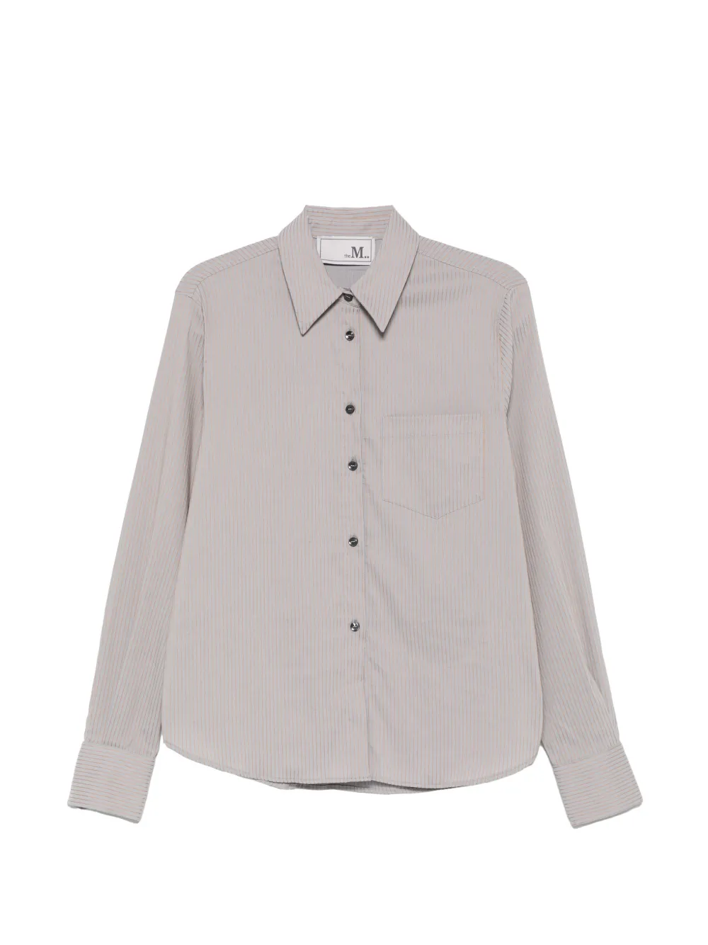 the M.. striped button-down shirt - Blu