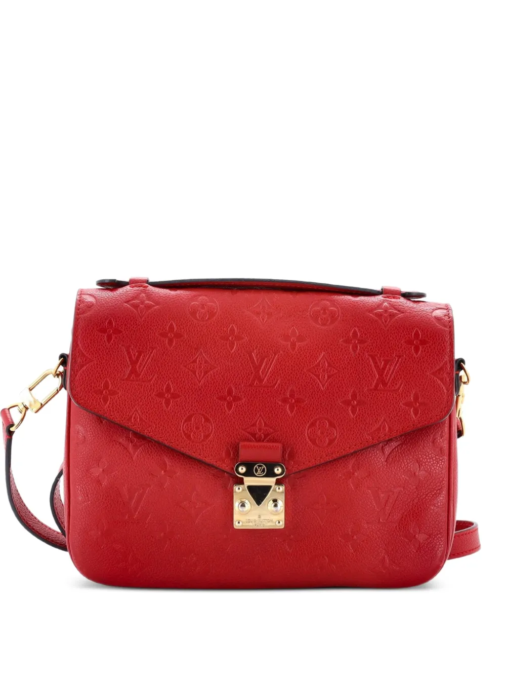 Louis Vuitton Pre-Owned Pochette Metis Monogram Empreinte Leather crossbody bag - Rosso