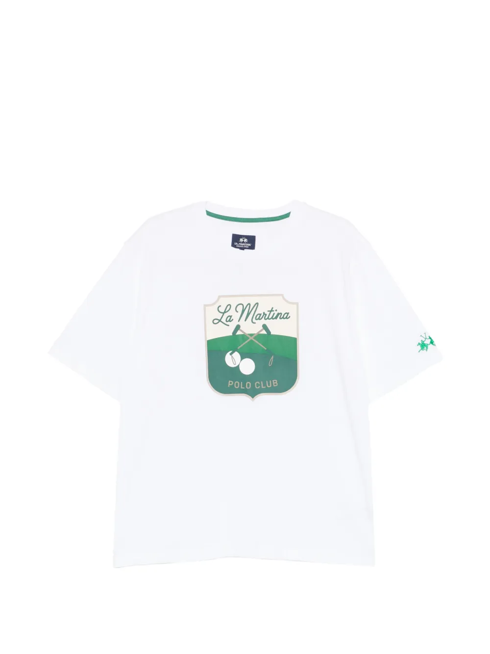 La Martina logo-print T-shirt - Bianco