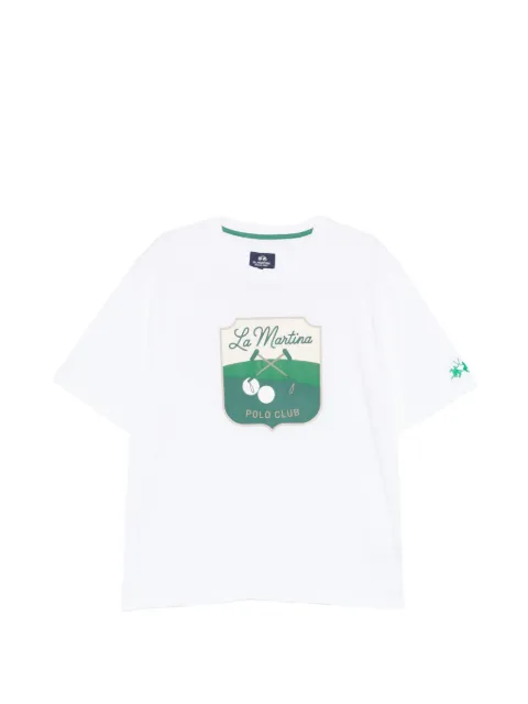 La Martina logo-print T-shirt