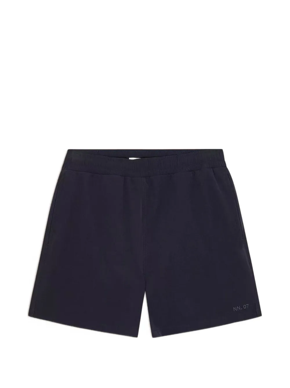 NN07 Holiday logo-embroidered swim shorts - Blu