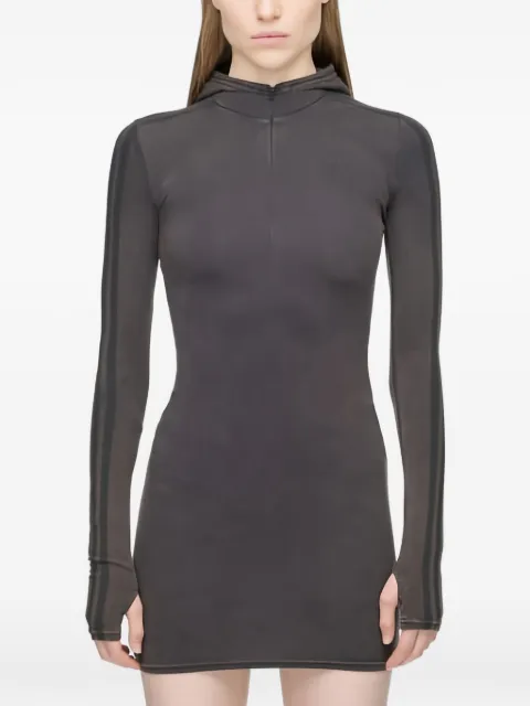 adidas x AVAVAV logo-embroidered hooded mini dress