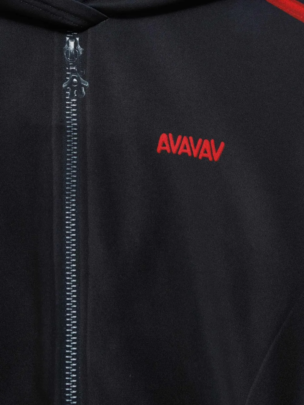 adidas x Avavav logoprinten jack met capuchon Blauw