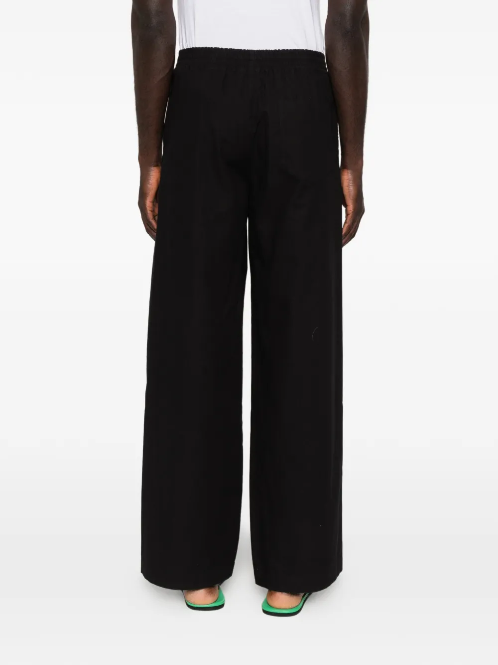 A.P.C. Broek met elastische taille Zwart