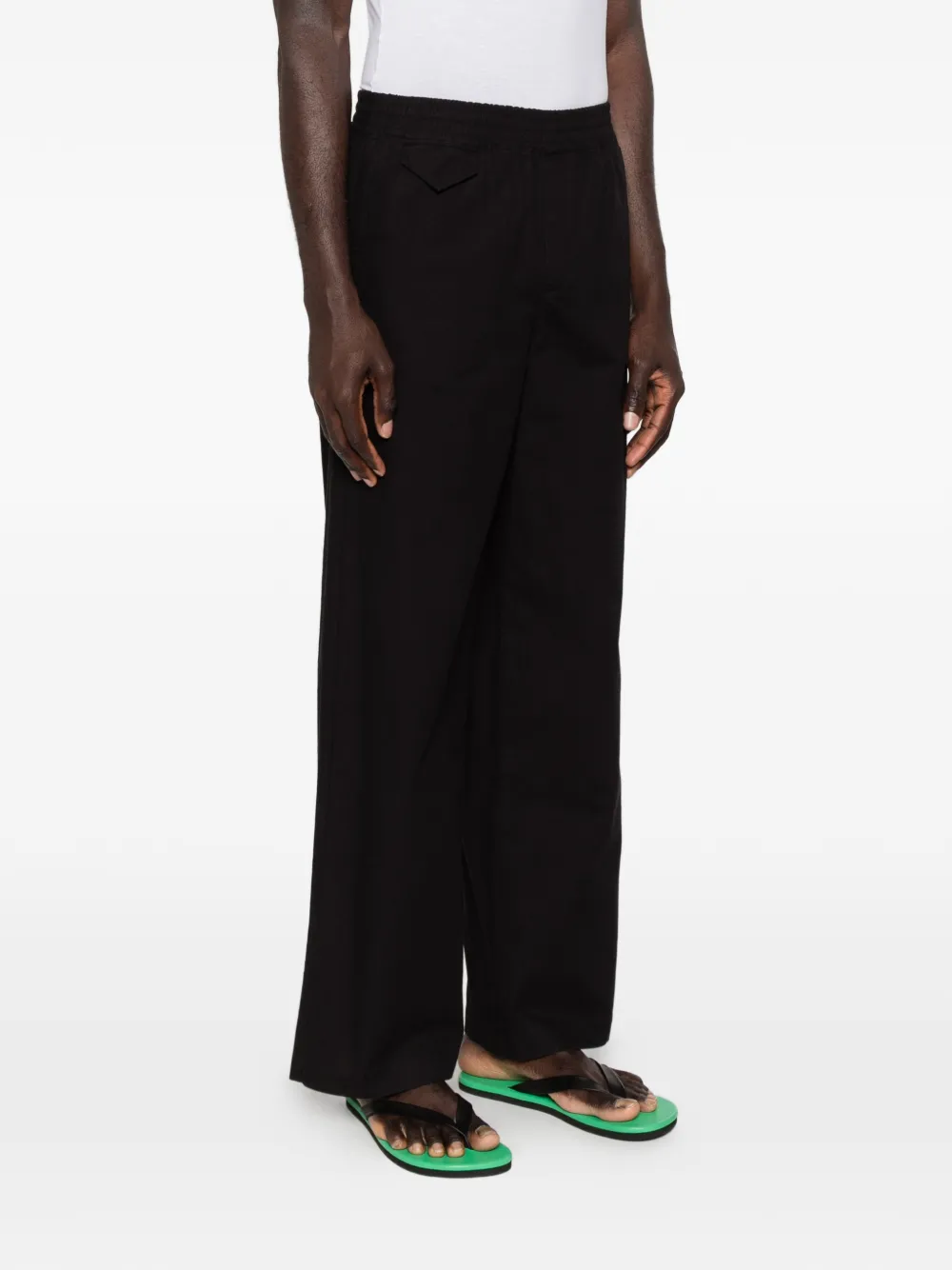A.P.C. Broek met elastische taille Zwart