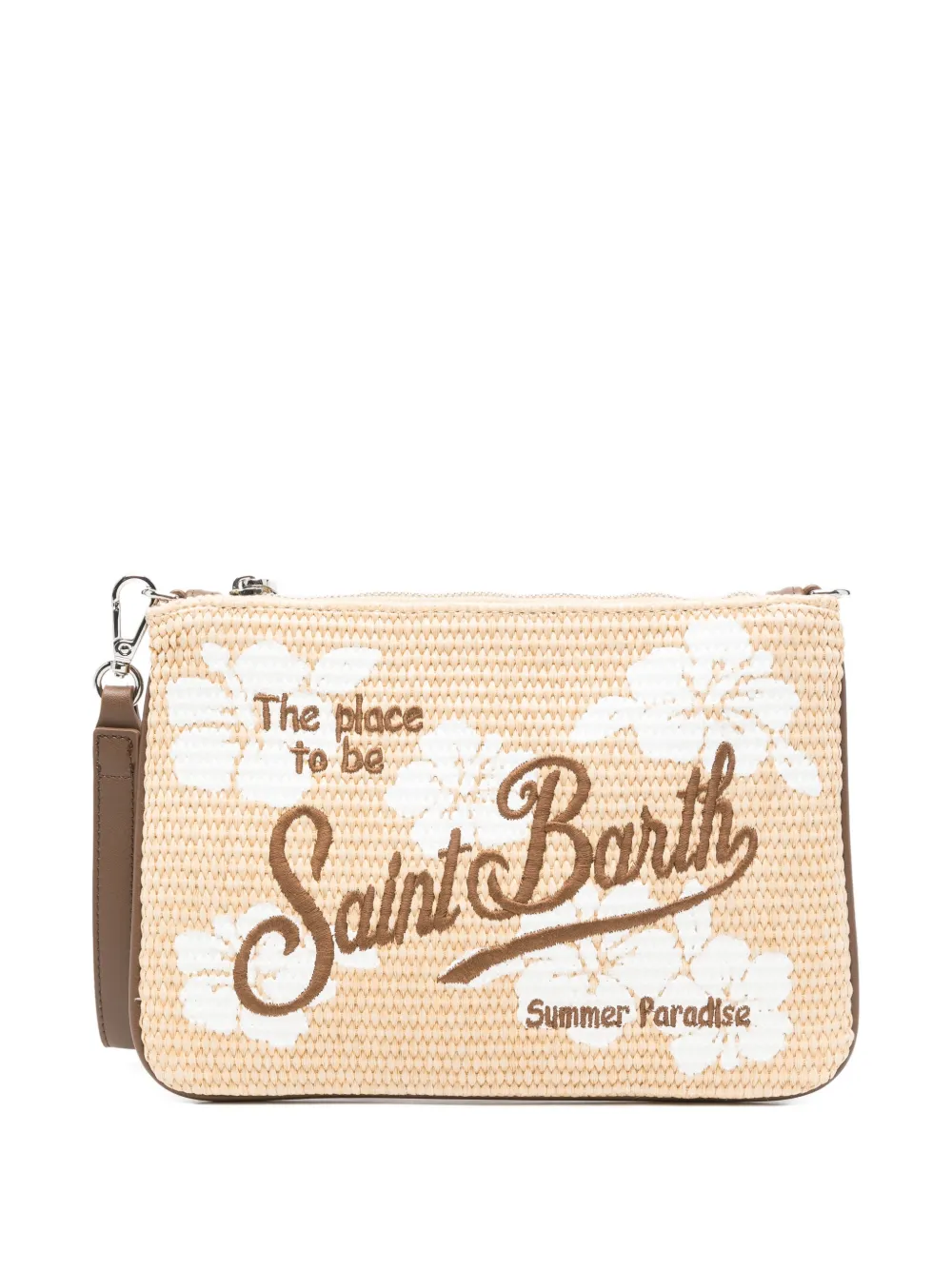 MC2 Saint Barth Kids Parsienne floral clutch bag - Toni neutri