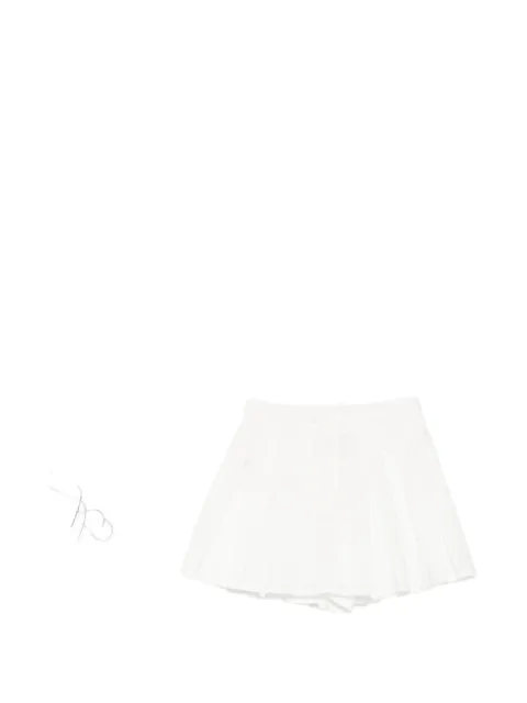 Jucca pleated elasticated-waist shorts