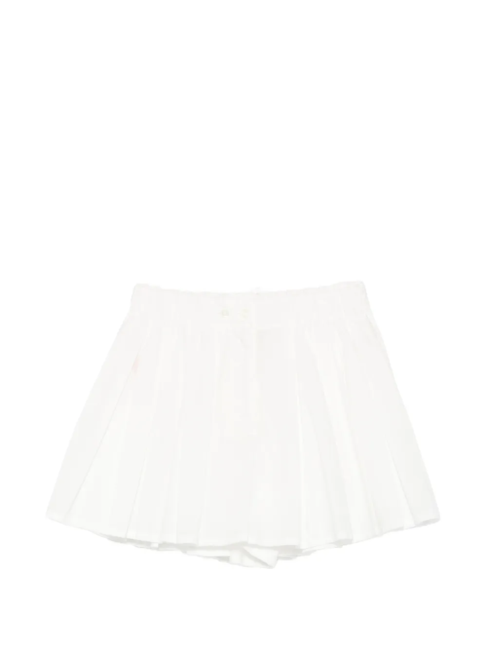 Jucca pleated elasticated-waist shorts - Verde
