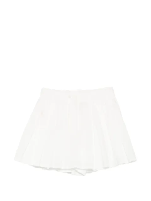 Jucca pleated elasticated-waist shorts