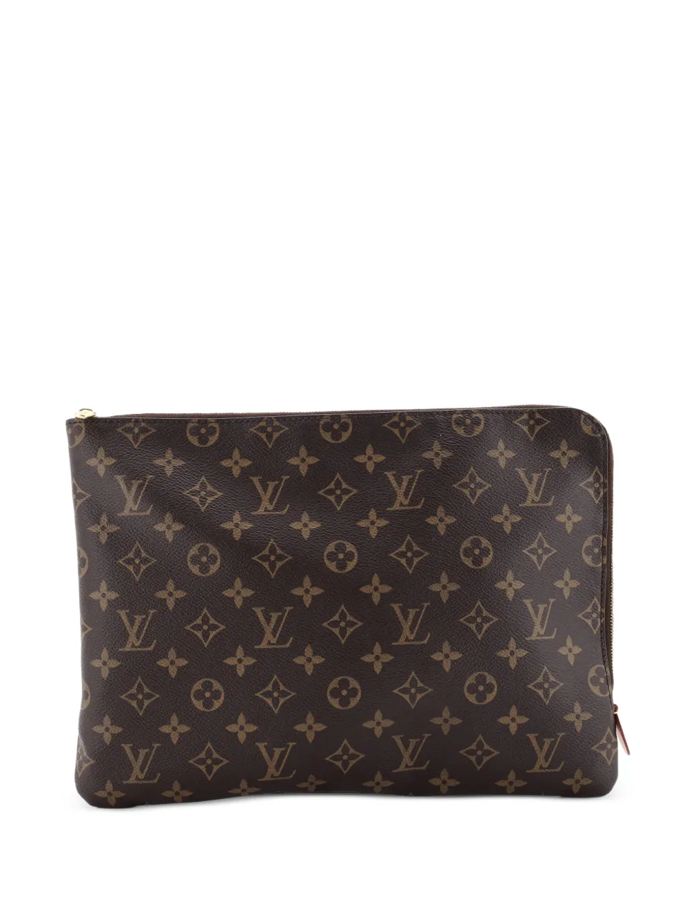 Louis Vuitton Pre-Owned Etui Voyage Pouch Monogram Canvas MM Clutch - Braun