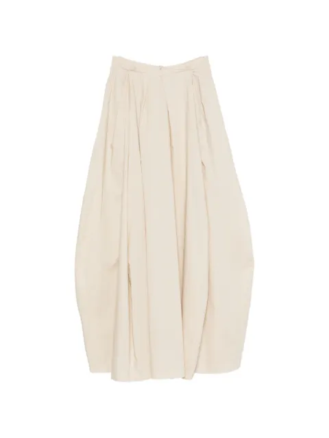 Jucca pleated maxi skirt