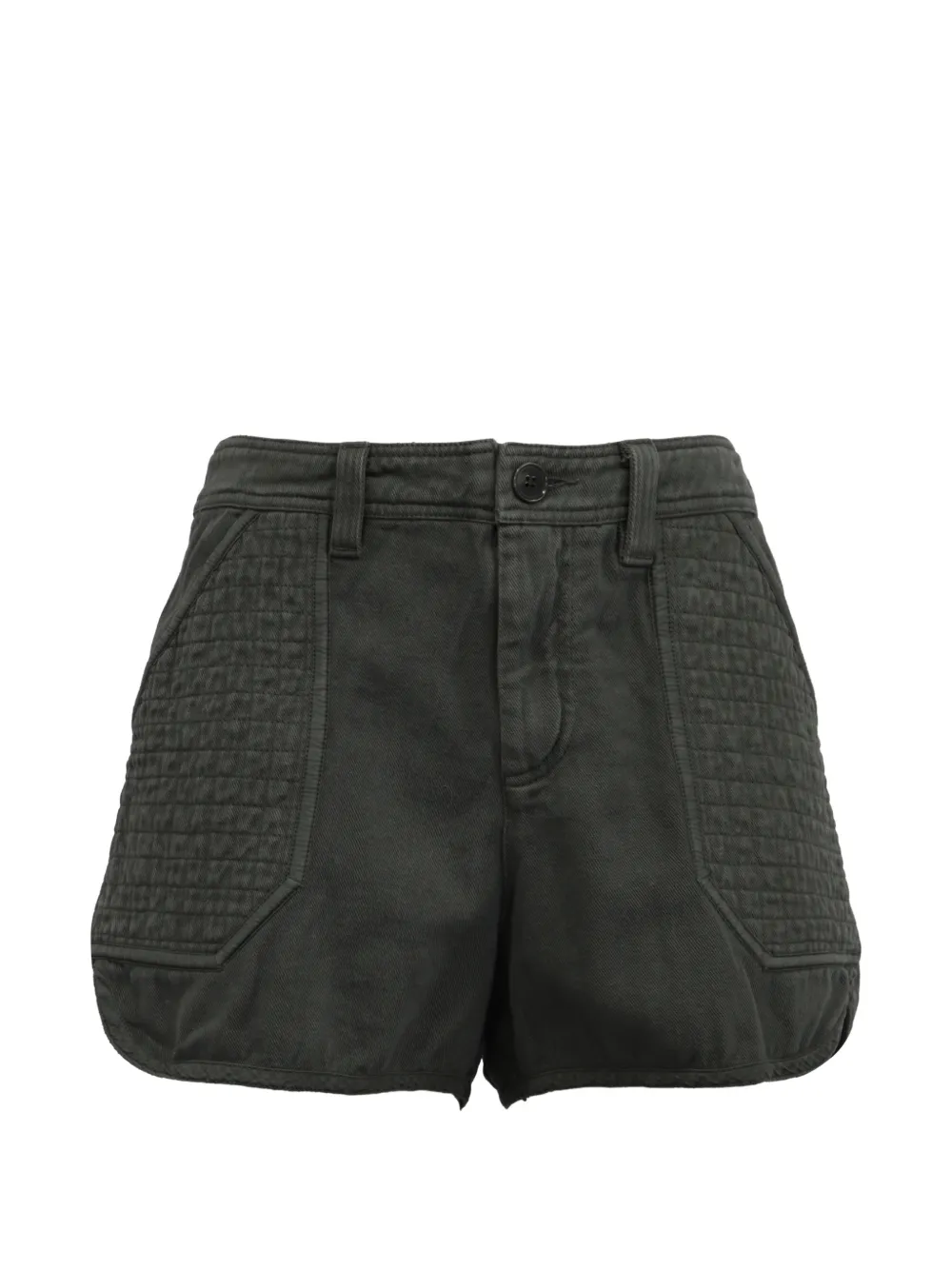 Zadig&Voltaire Sei faded quilted shorts - Verde