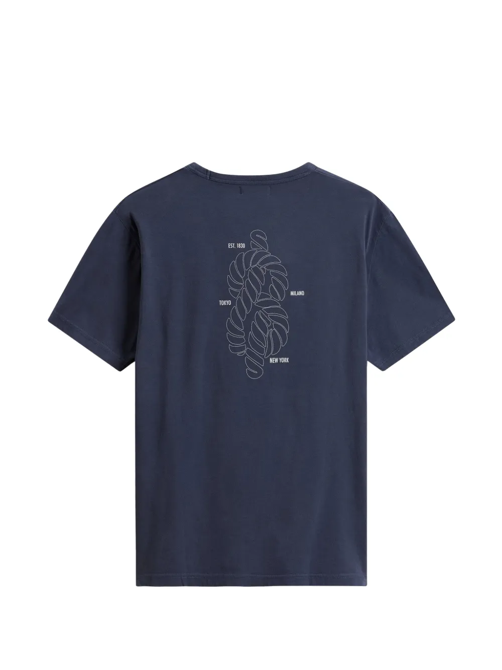 Woolrich T-shirt met logoprint Blauw