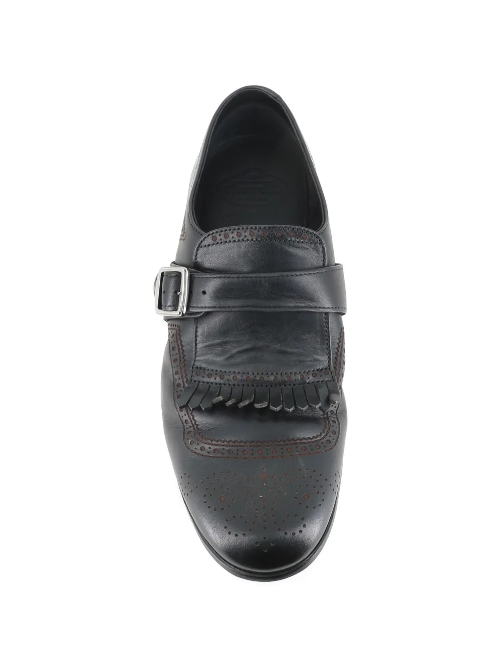 Church's Shanghai brogue monk shoes Zwart