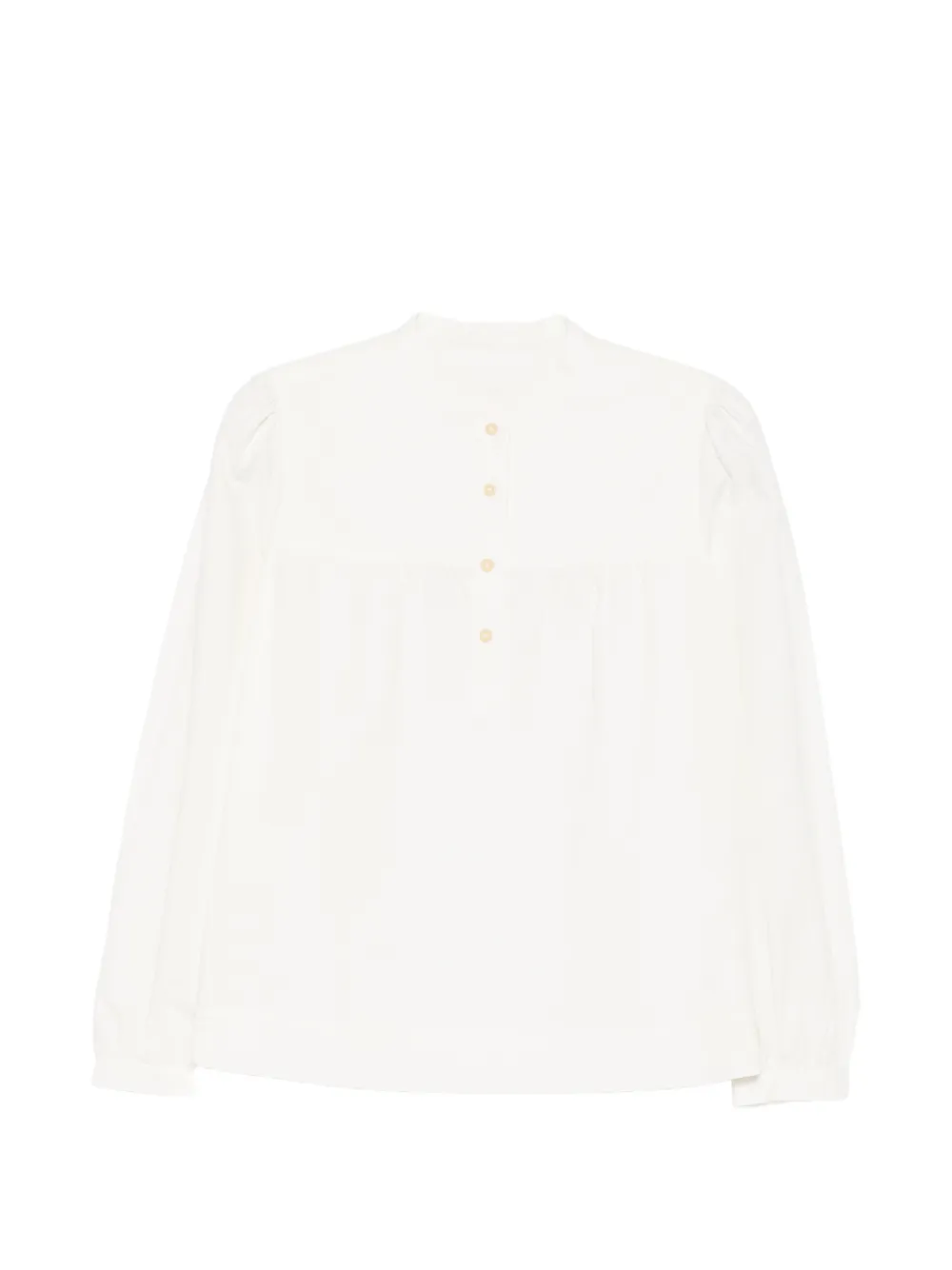 A.P.C. gathered-yoke blouse - Bianco