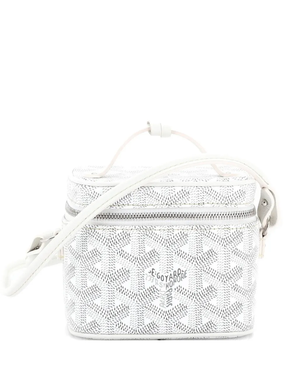 Goyard Pre-Owned Muse Vanity Case Coated Canvas Mini satchel - Bianco