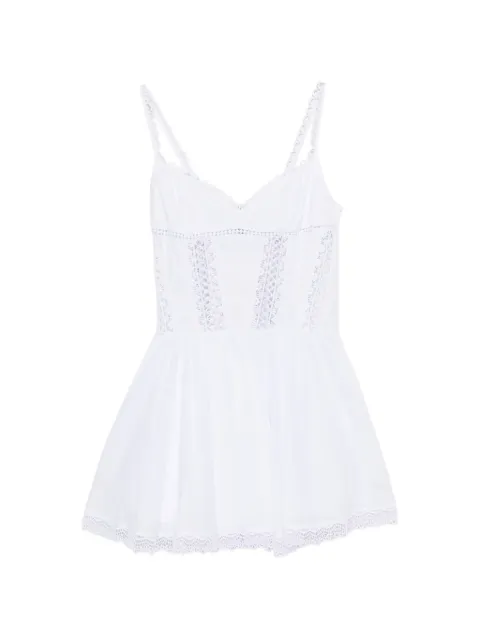 Charo Ruiz Ibiza Gardenia guipure-lace panelled dress