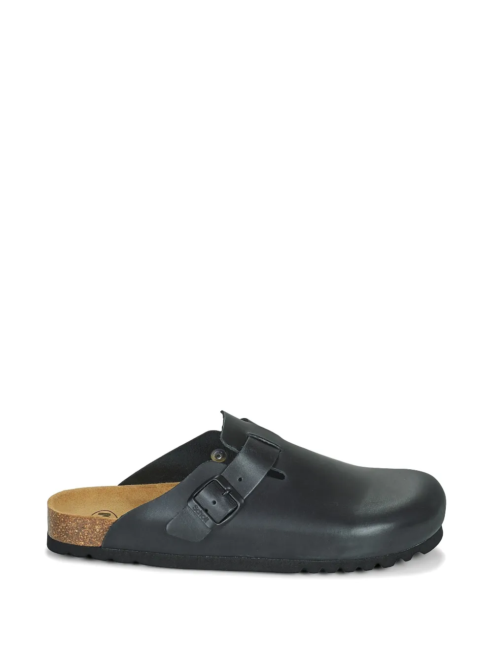 Scholl buckle-fastening leather sandals - Nero
