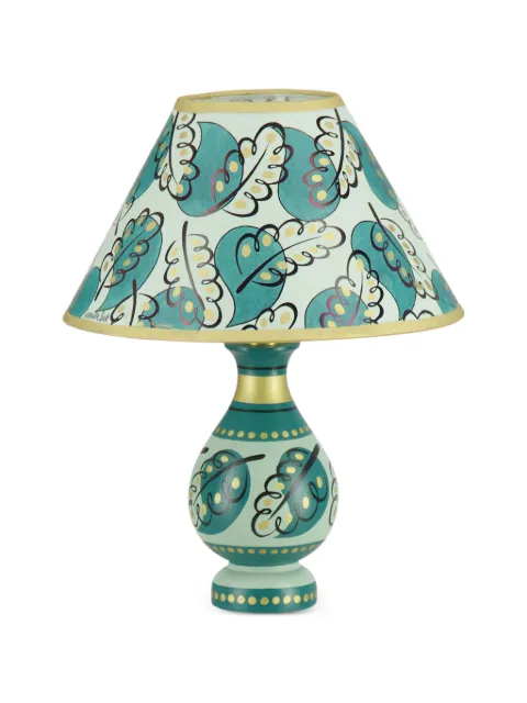 CRESSIDA BELL paisley-leaf vase-shaped lamp