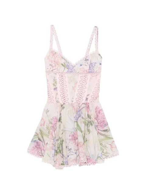 Charo Ruiz Ibiza Gardenia floral-print mini dress