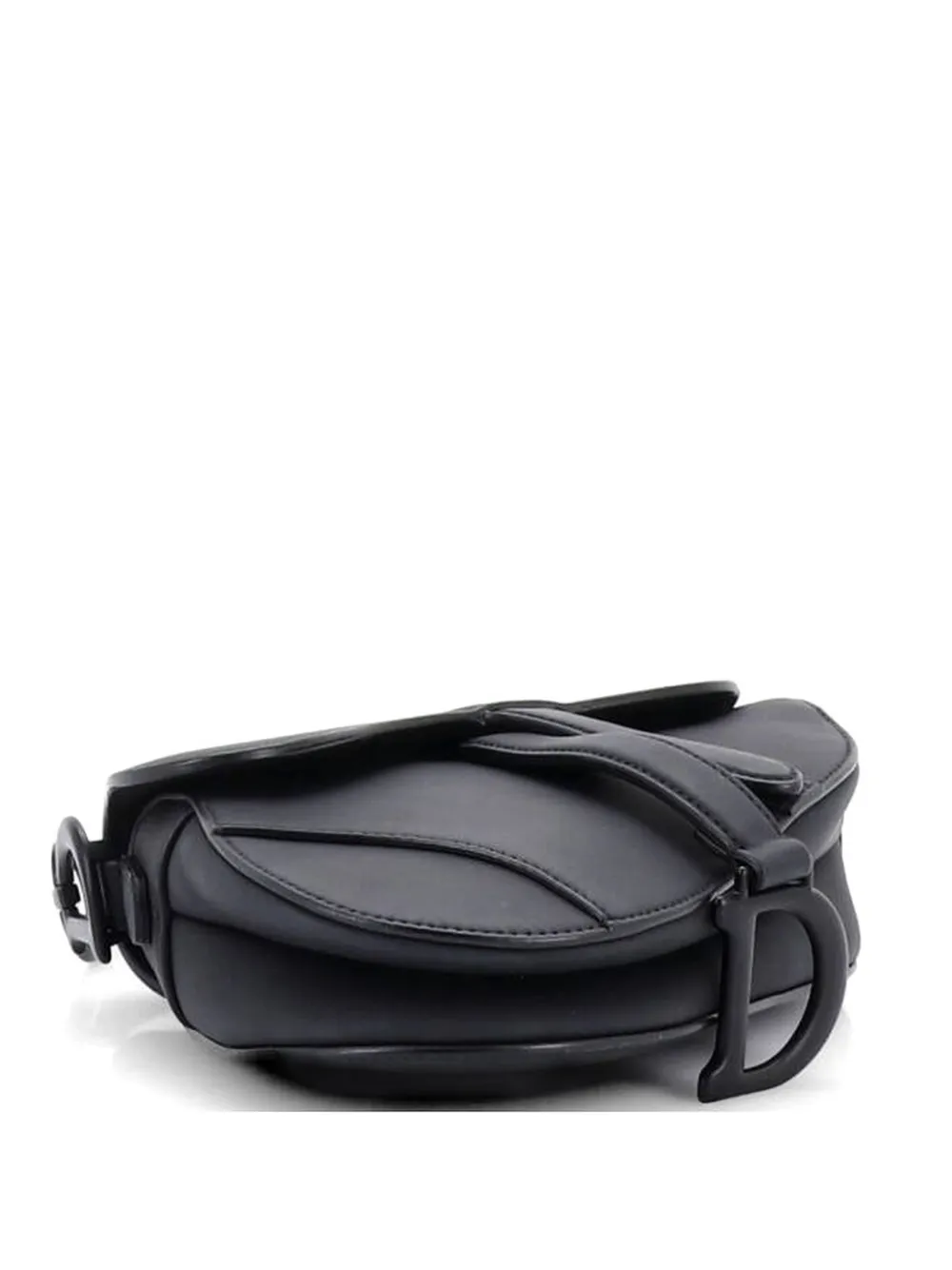 Christian Dior Pre-Owned Ultra Matte Saddle Handbag Leather Mini shoulder bag - Nero