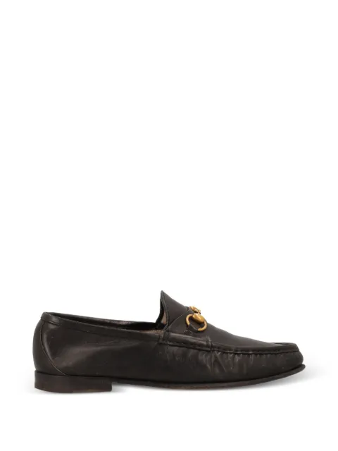 Gucci Pre-Owned Horsebit leather loafers