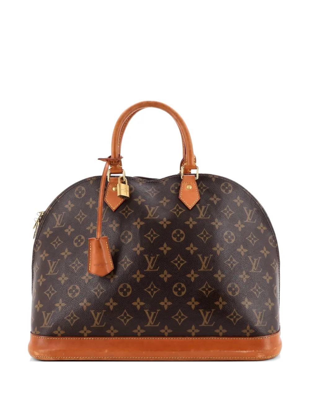 Louis Vuitton Pre-Owned Alma Handbag Monogram Canvas GM satchel - Marrone