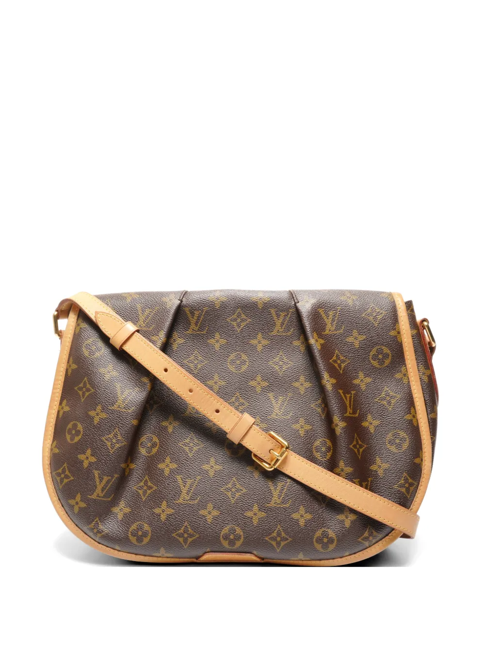 Louis Vuitton Pre-Owned 2011 Monogram Menilmontant MM shoulder bag - Marrone