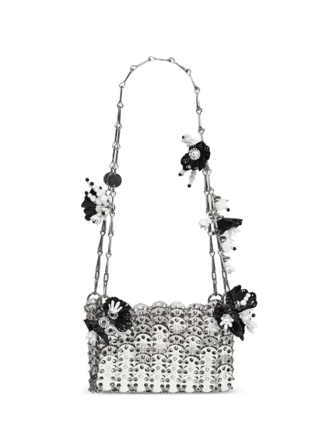 Rabanne mini flower-embellished shoulder bag