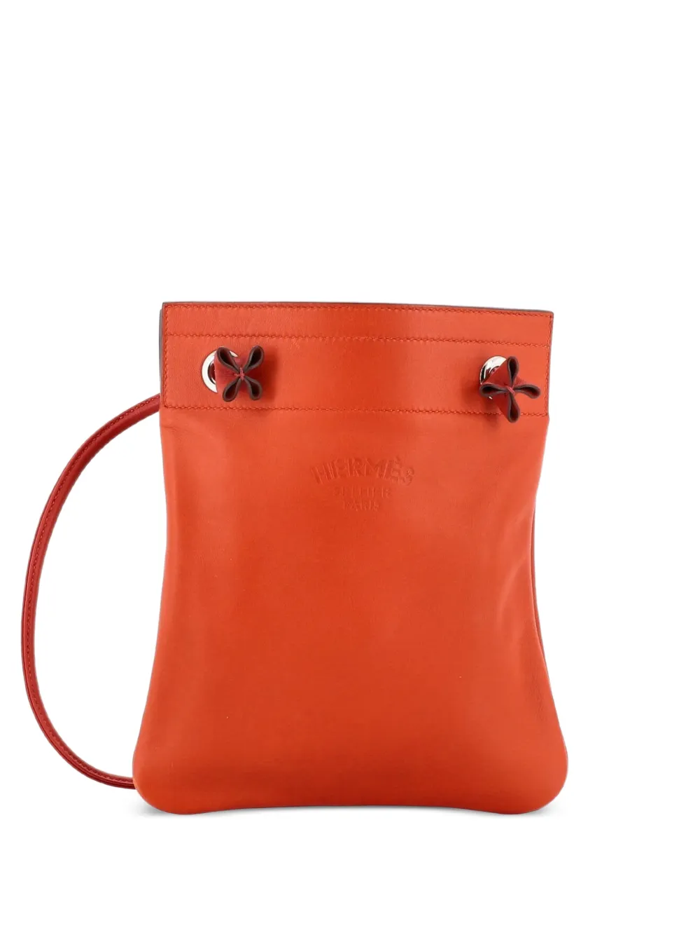 Hermès Pre-Owned Aline Bag Milo Lambskin and Swift Mini crossbody bag - Brown