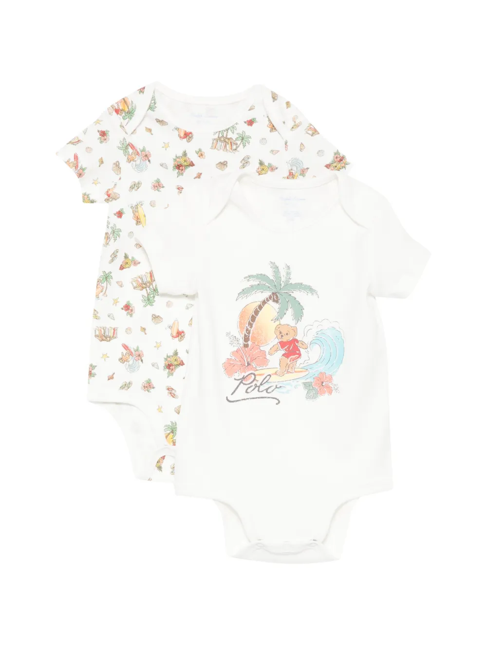 POLO RALPH LAUREN KIDS The North Shore printed bodies set (set of two) - Toni neutri