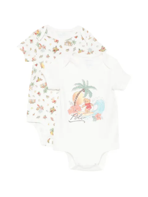 POLO RALPH LAUREN KIDS The North Shore printed bodies set (set of two)