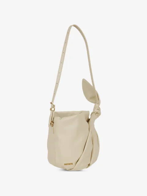 ROTATE BIRGER CHRISTENSEN knot-detail gathered clutch bag