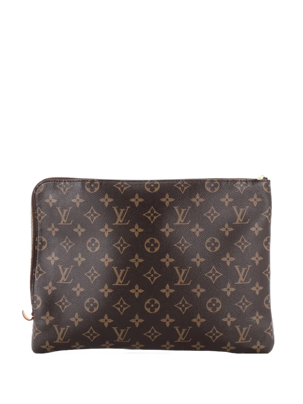 Louis Vuitton Pre-Owned Clutch Etui Voyage PM in tela con monogramma - Marrone