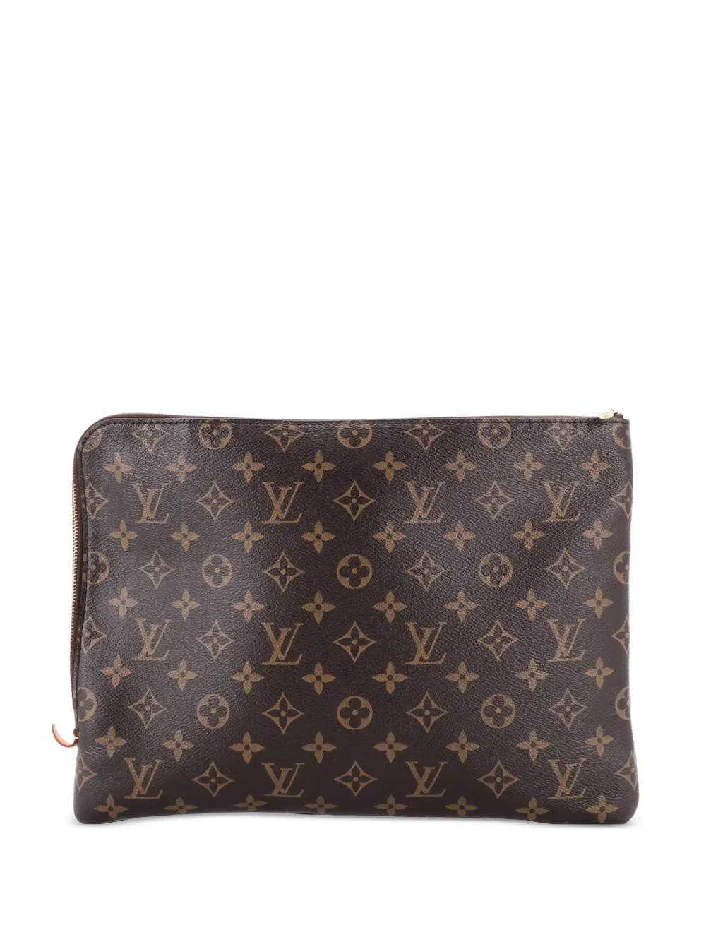 Louis Vuitton Pre-Owned Clutch Etui Voyage PM in tela con monogramma - Marrone