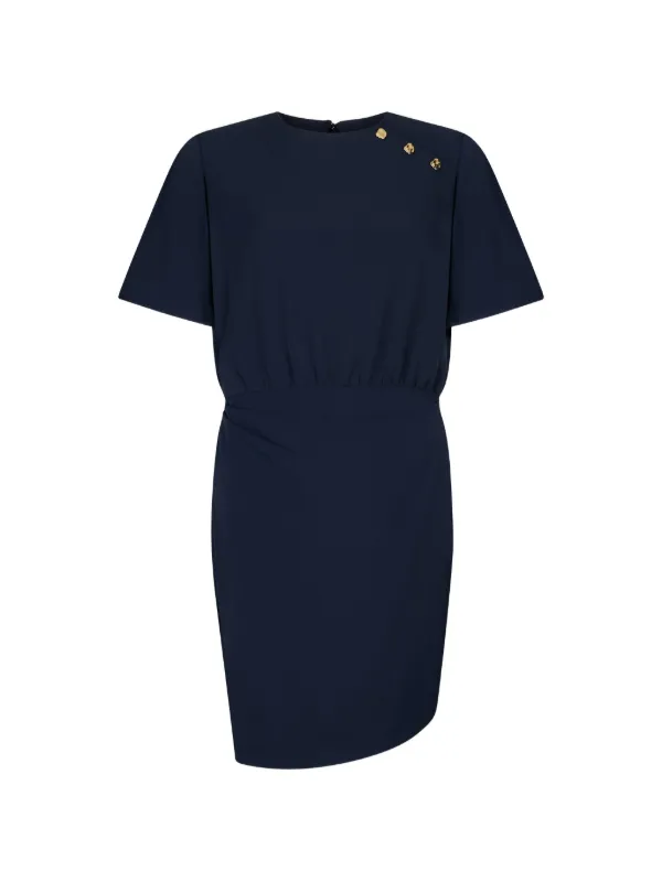 liu jo short dress LIU JO Short Dress With Studs | Black