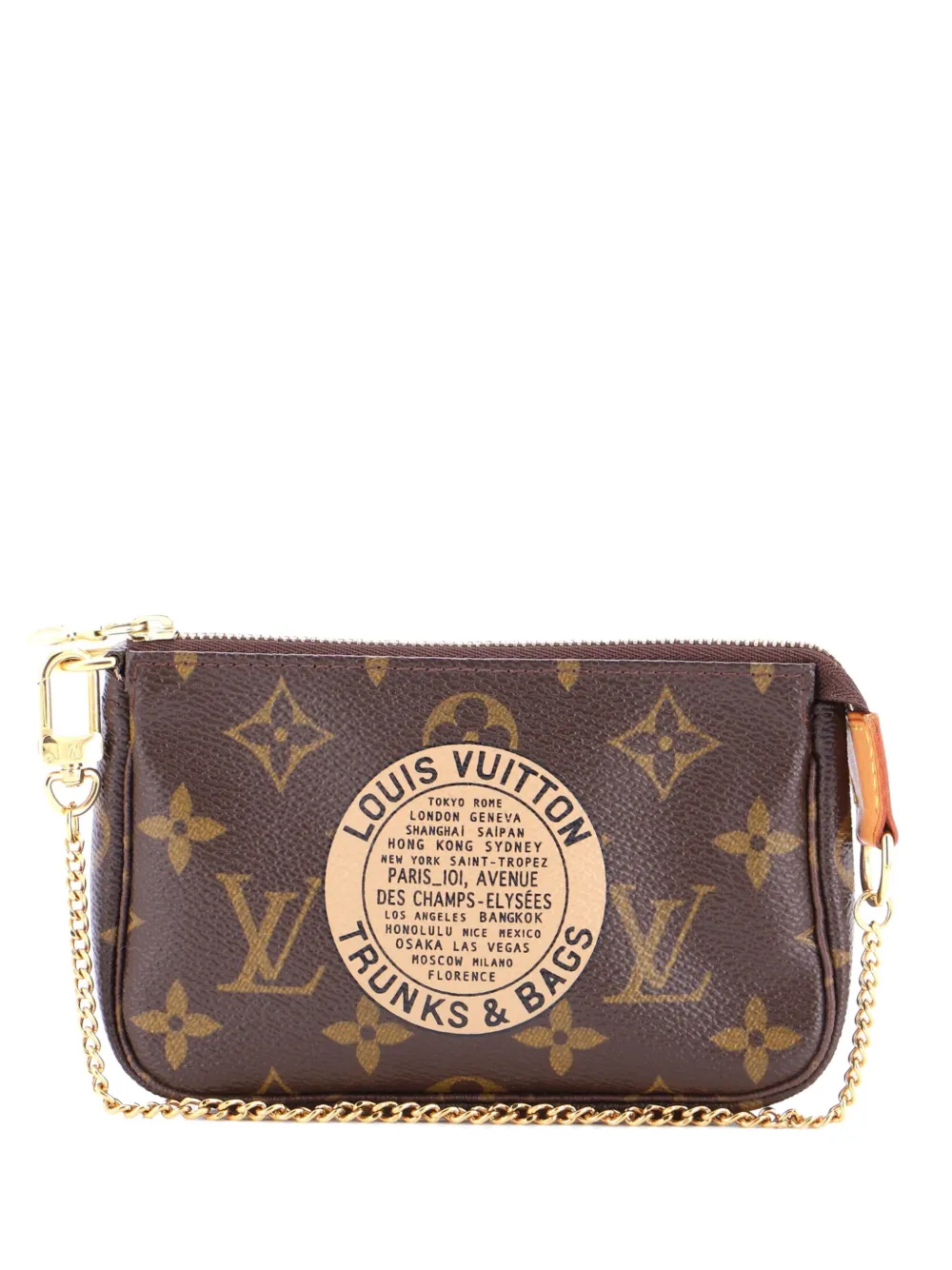 Louis Vuitton Pre-Owned Pochette Accessoires Limited Edition Monogram Canvas Mini clutch bag - Marrone