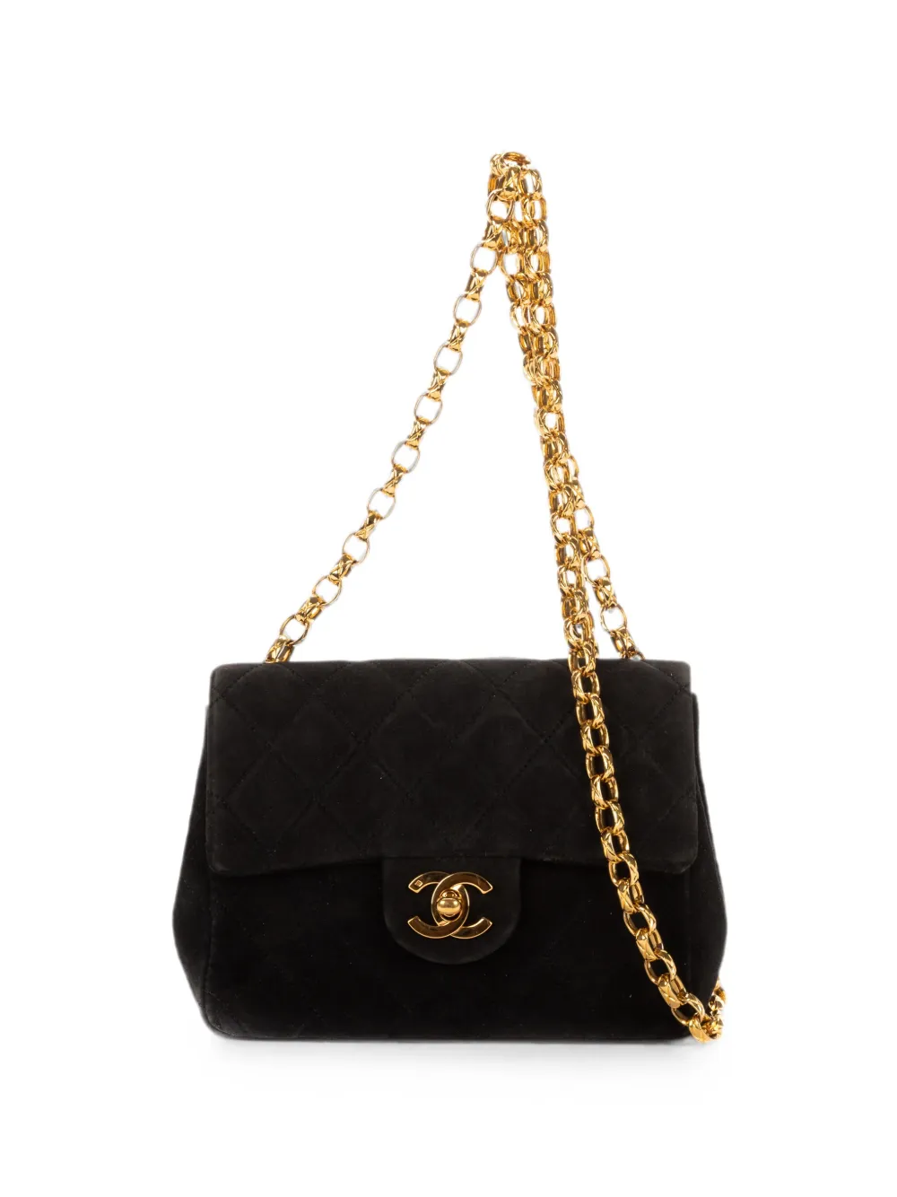 CHANEL Pre-Owned quilted CC turn-lock cross body bag - Schwarz