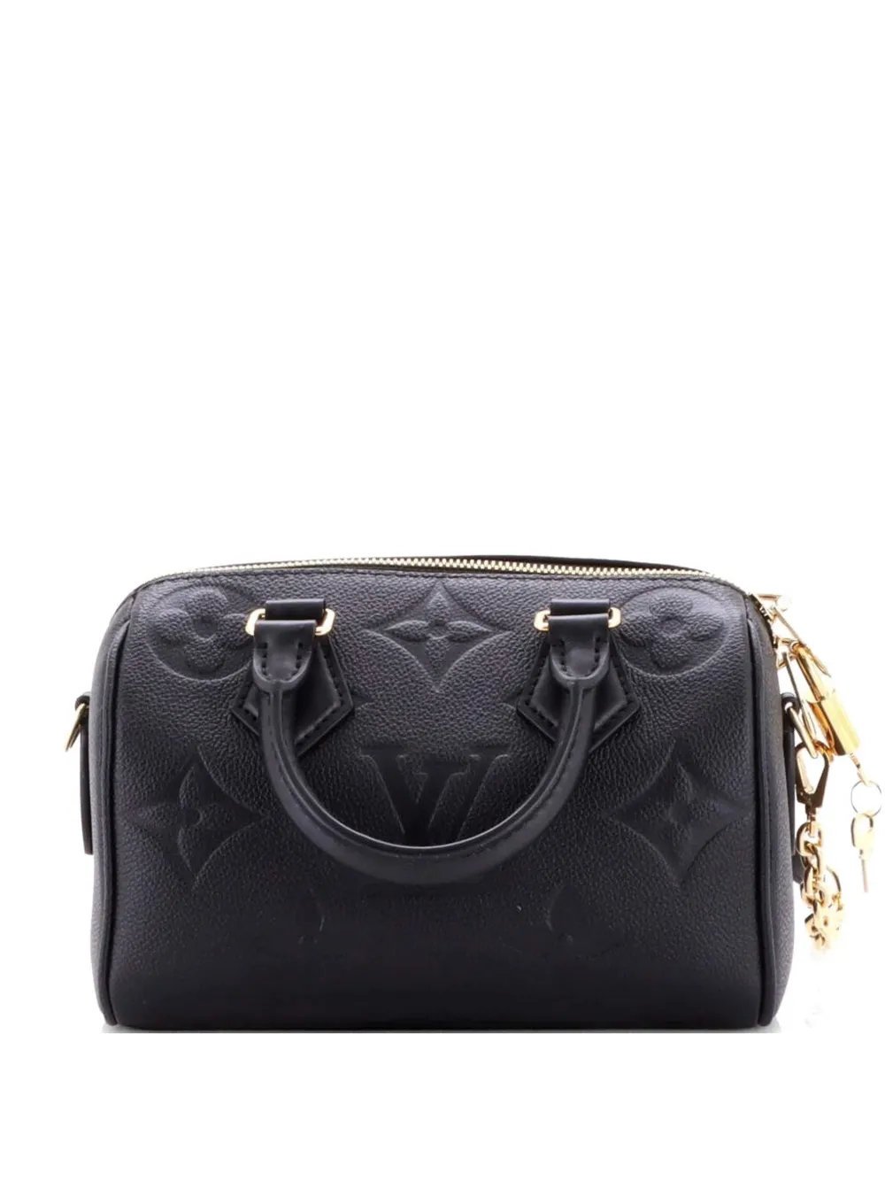 Louis Vuitton Pre-Owned Speedy Bandouliere Bag Monogram Empreinte Giant 20 crossbody bag - Nero