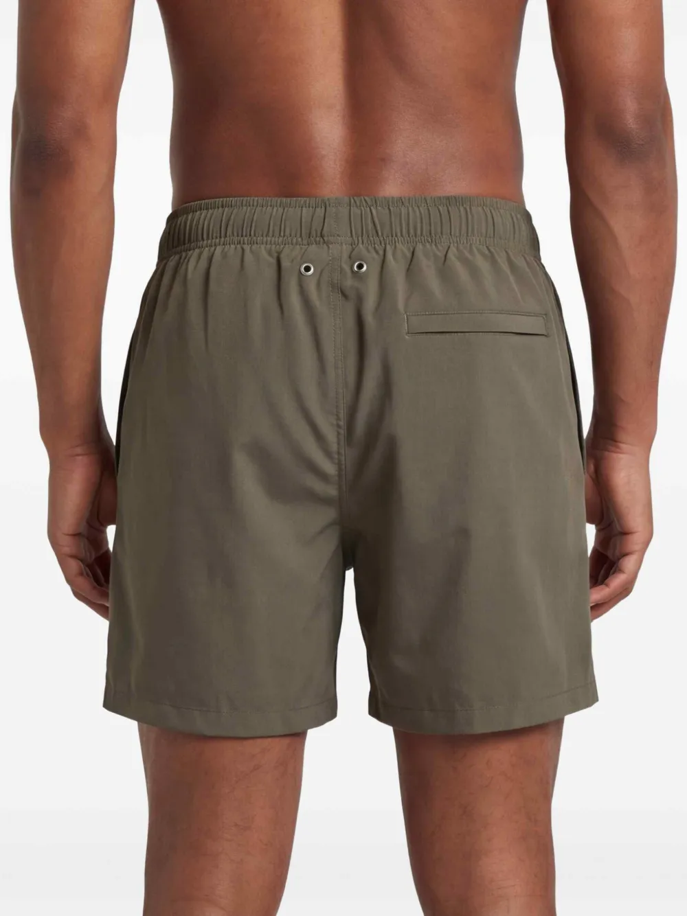 NN07 Holiday zwembroek met geborduurd logo Groen