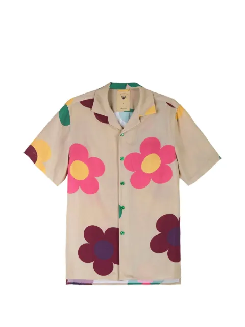 OAS Company Daisy floral-print short-sleeve shirt