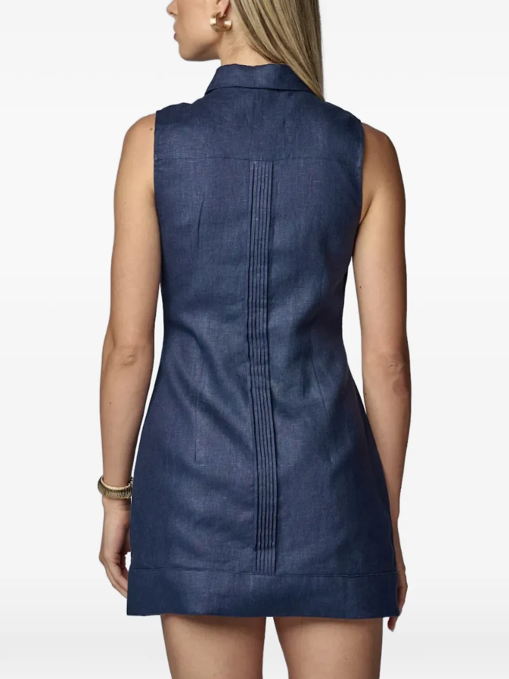 HEVRON Riva mini-jurk Blauw