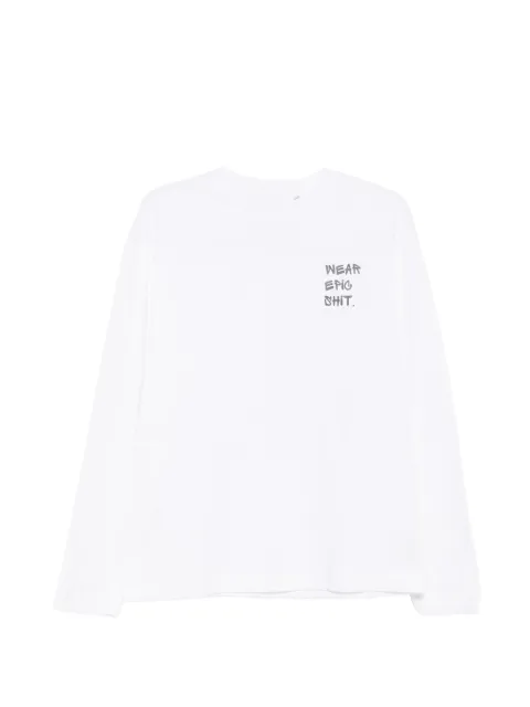 GEORGE. logo-print long-sleeve T-shirt