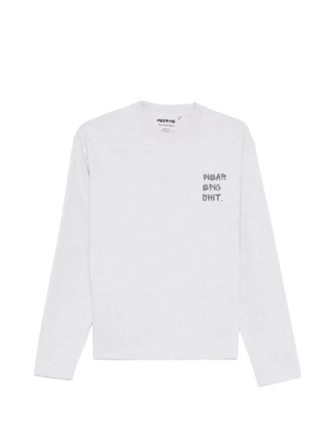 GEORGE. logo-print long-sleeve T-shirt
