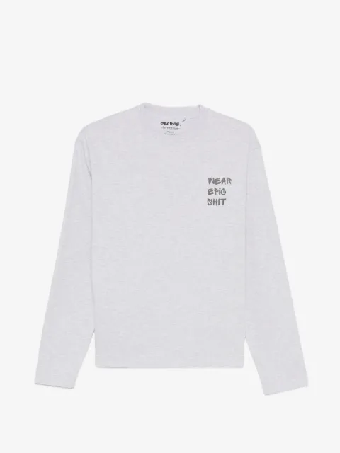GEORGE. logo-print long-sleeve T-shirt
