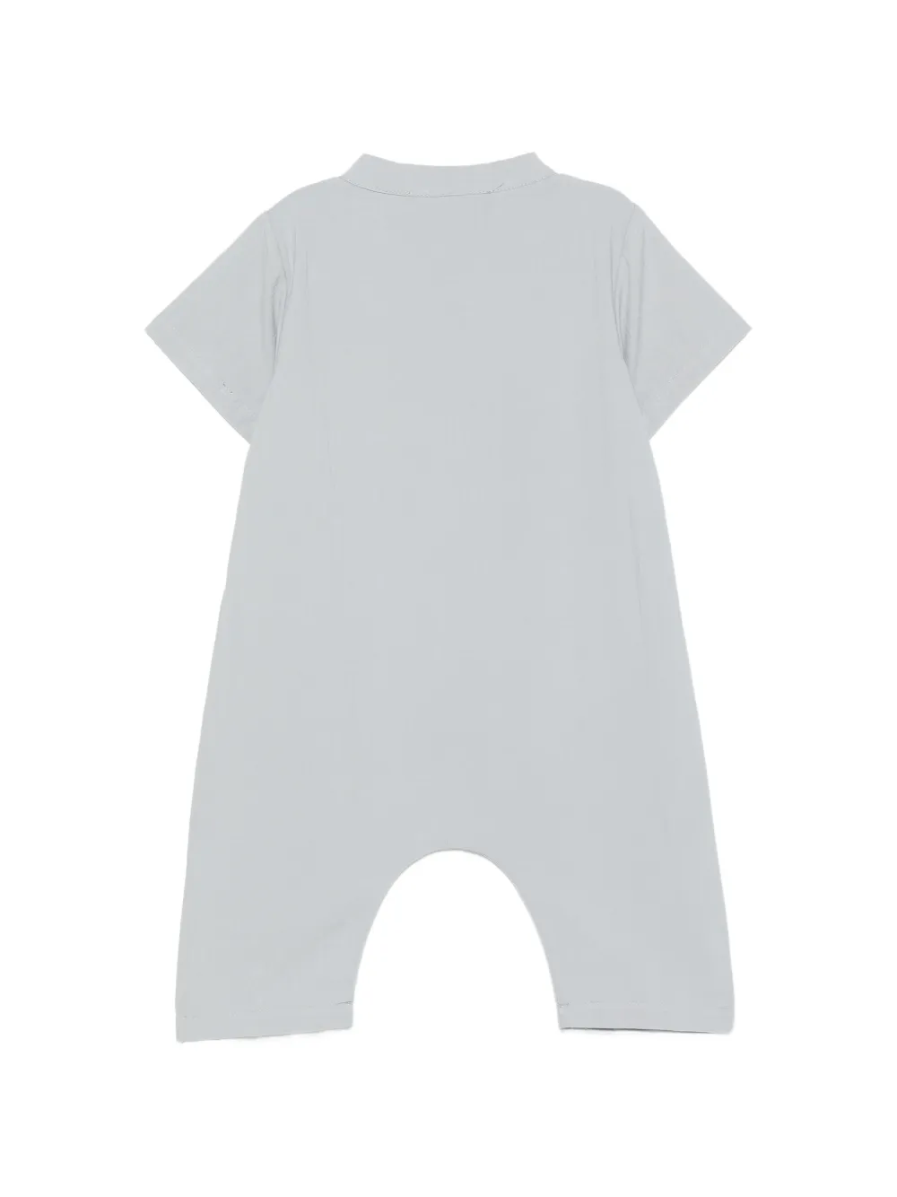 minimù Button-up romper met korte mouwen Blauw